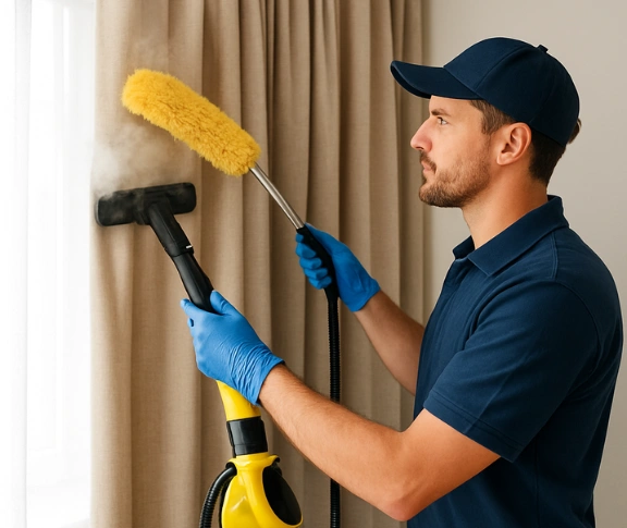 Trusted residential curtain cleaning technician Matty Curtain Cleaning brunswick-vic QLD