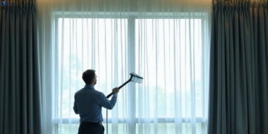 Commercial curtain stain removal service brunswick-vic hotels offices restaurants
