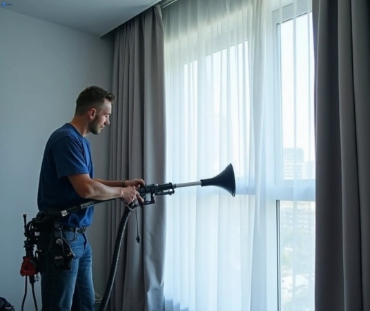 Professional commercial curtain cleaning process equipment Matty Curtain Cleaning brunswick-vic